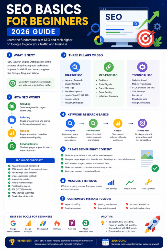 SEO Basics for Beginners 2026
